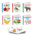 My Cute Board Book ABC, Birds, Wild Animals, Fruits, Vegetables and More Books (ENGHINDI) : Dual Language Board Books, Early l