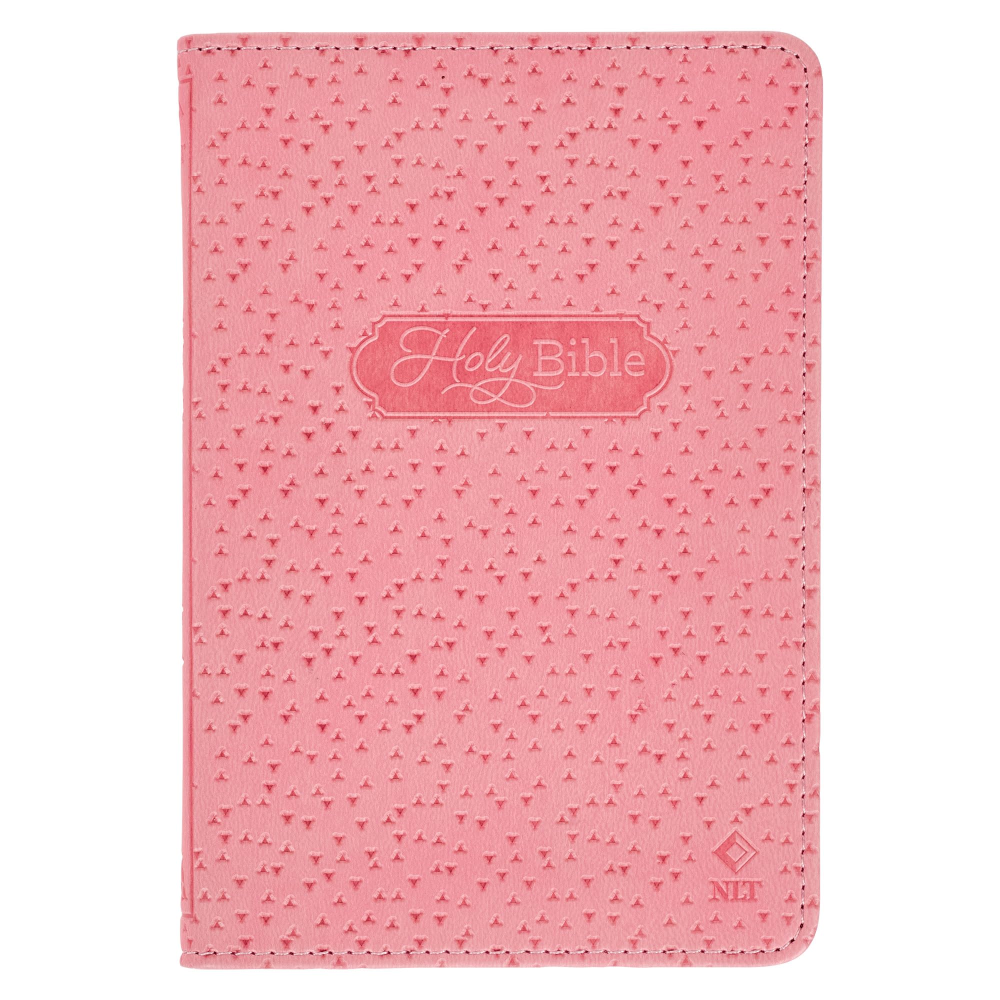 NLT New Testament with Psalms Keepsake Holy Bible for Baby Girls, New Living Translation, Pink (NLT Baby Keepsake NT Psalms Edit