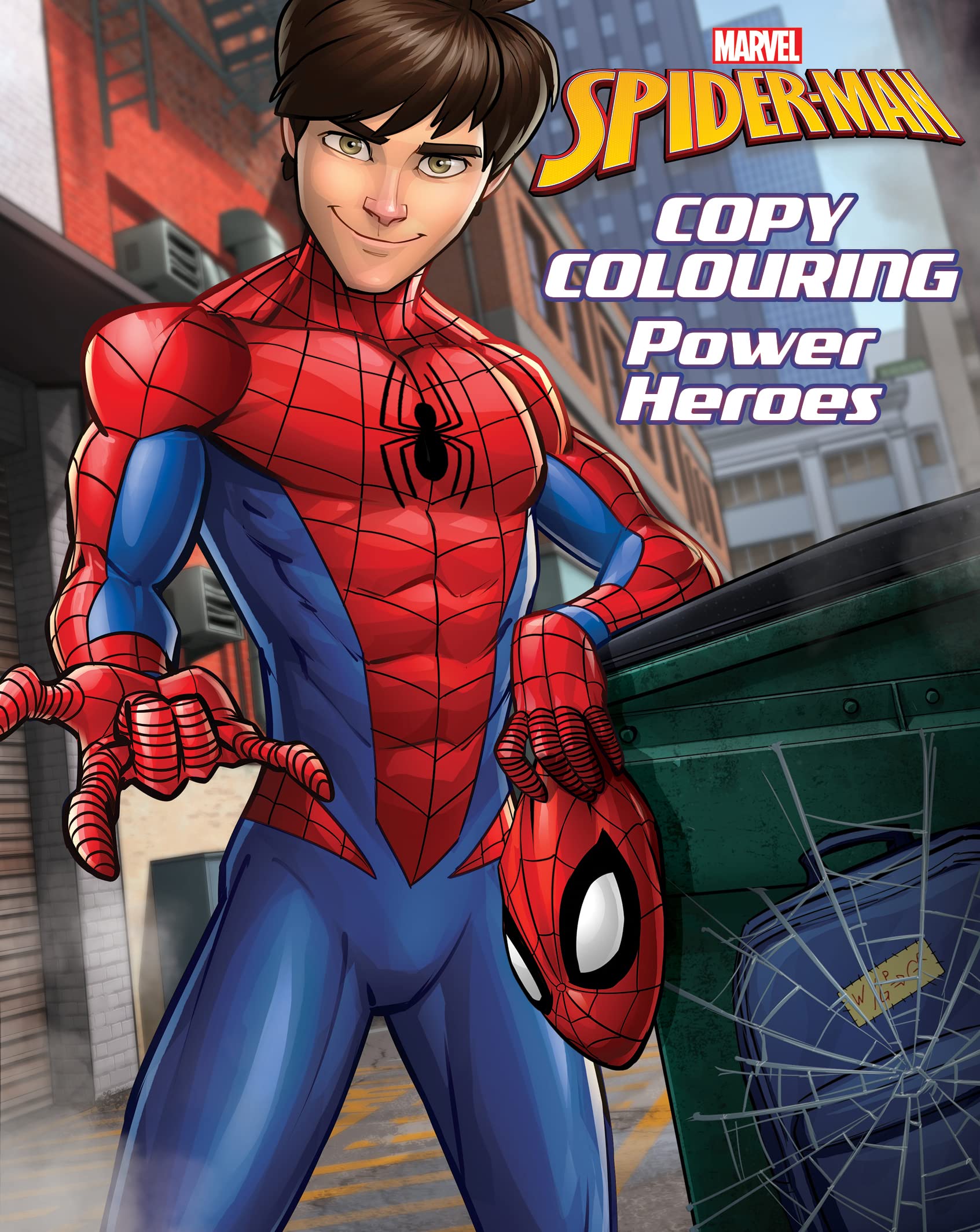 Marvel SpiderMan: Copy Colouring Power Heroes | 24 Pages | Coloring Book For Kids (Ages 46)