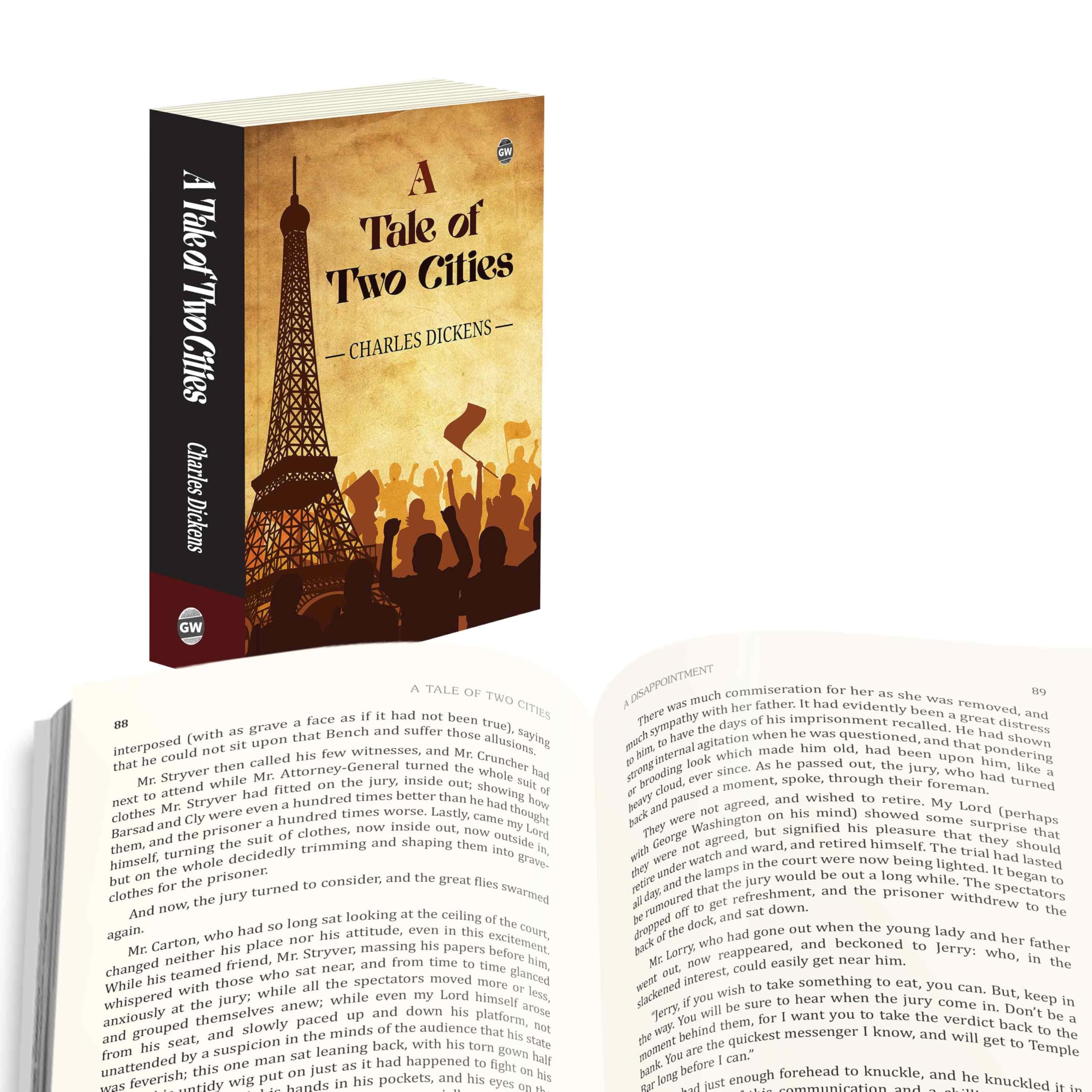 A Tale Of Two Cities by Charles Dickens (Paperback) : Legendary Literary Classic, AllTime Best English Novel, Inspiring Tale of