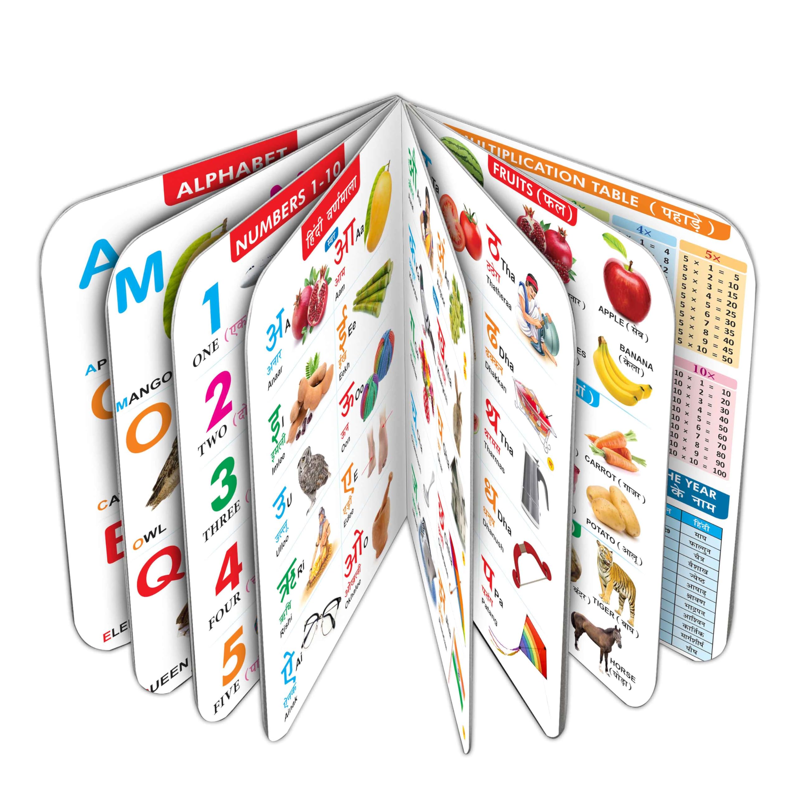 My First Big Picture Board Book All in One : Learning Board Book for Preschoolers, Kids Educational Book, Picture Book for Early