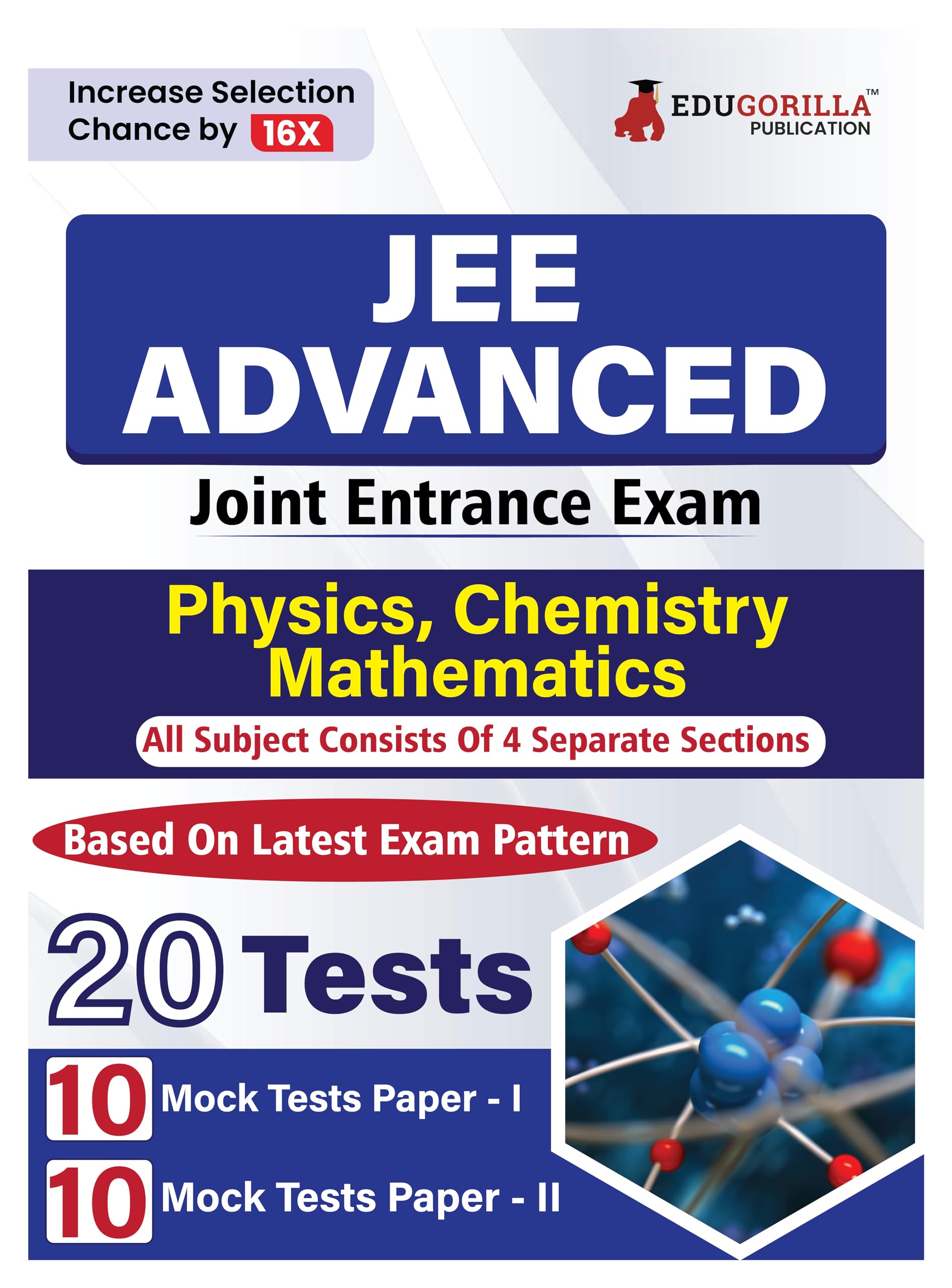 Jee Advanced 2024  Testprap Book [English Edition]| Joint Entrance Examination | 20 Practice Mock Tests (Paper I & Ii)