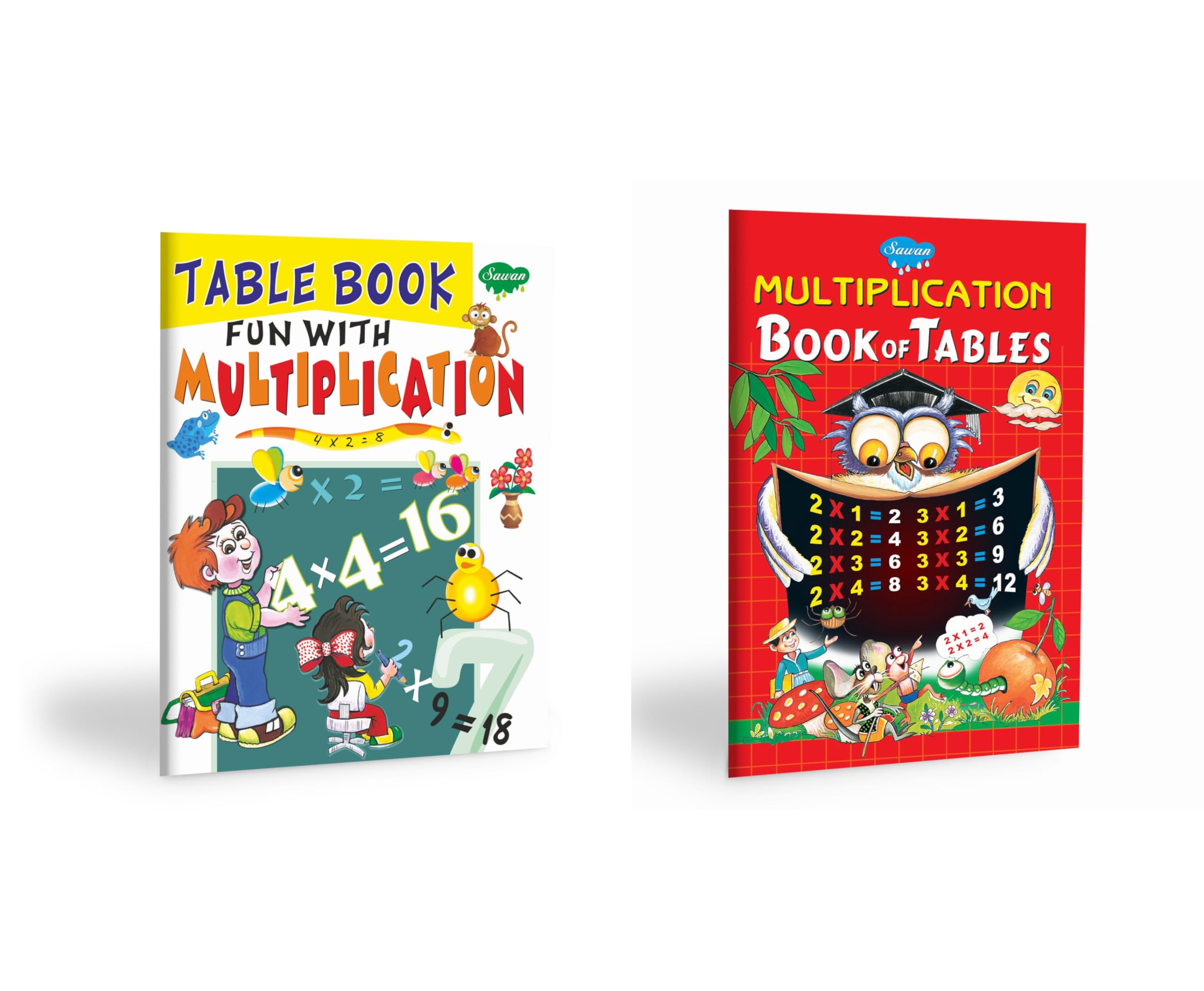 Table Book Fun With Mulitiplication | Multiplication Book Of Tables | Pack Of 2 Books