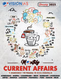 Vision Ias January Month English Medium Current Affairs 2025 Clear Print B/W