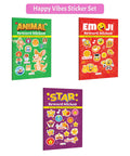 Animal Reward Stickers, Emoji Reward Stickers and Star Reward Stickers : Preschool activity rewards, Creative sticker fun, Kids