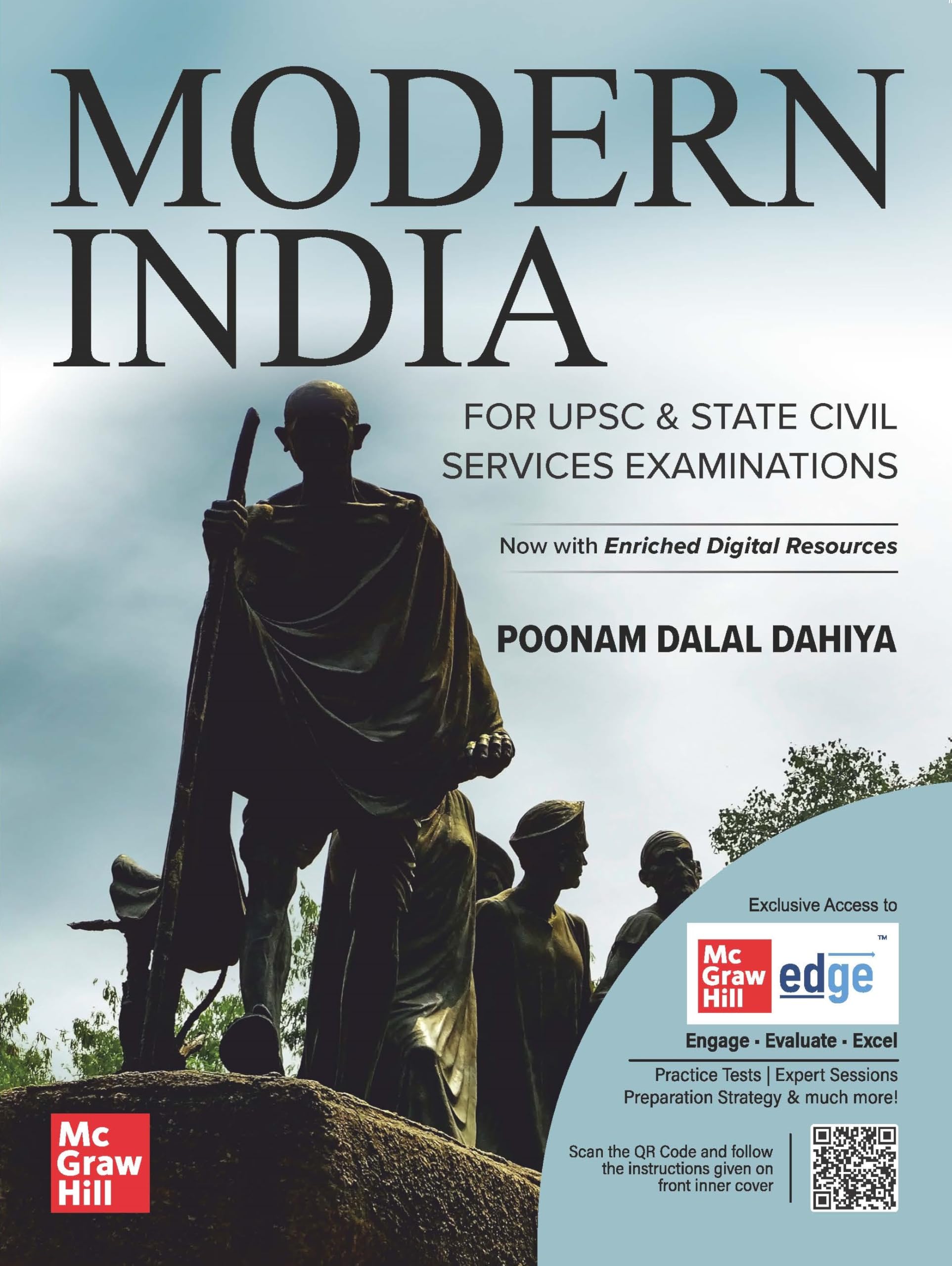 Modern Indian History (English) by Poonam Dalal Dahiya (IPS) for UPSC CSE 202526
