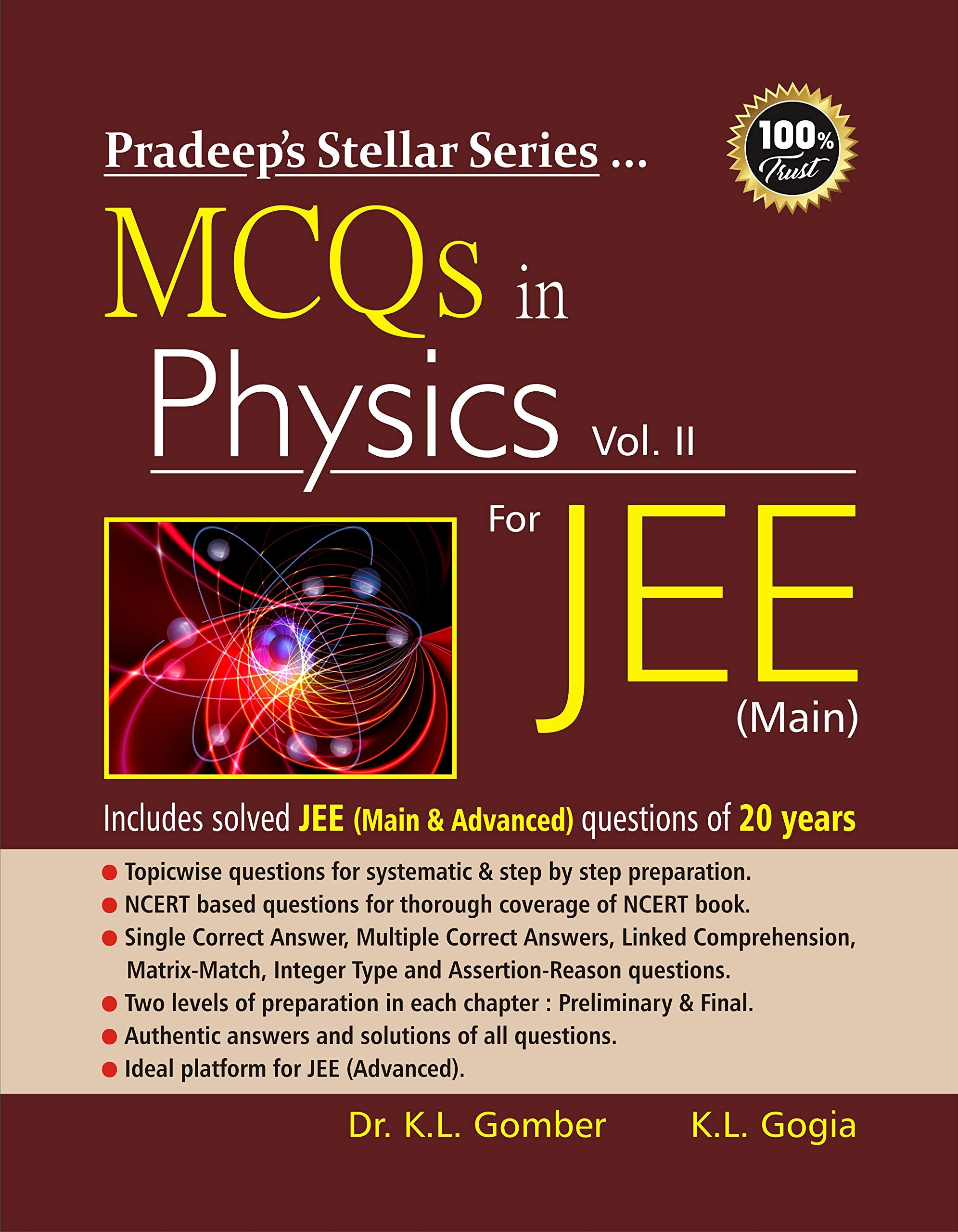 Pradeeps Stellar Series MCQs in Physics for JEE (Main): Vol. 2, 2021