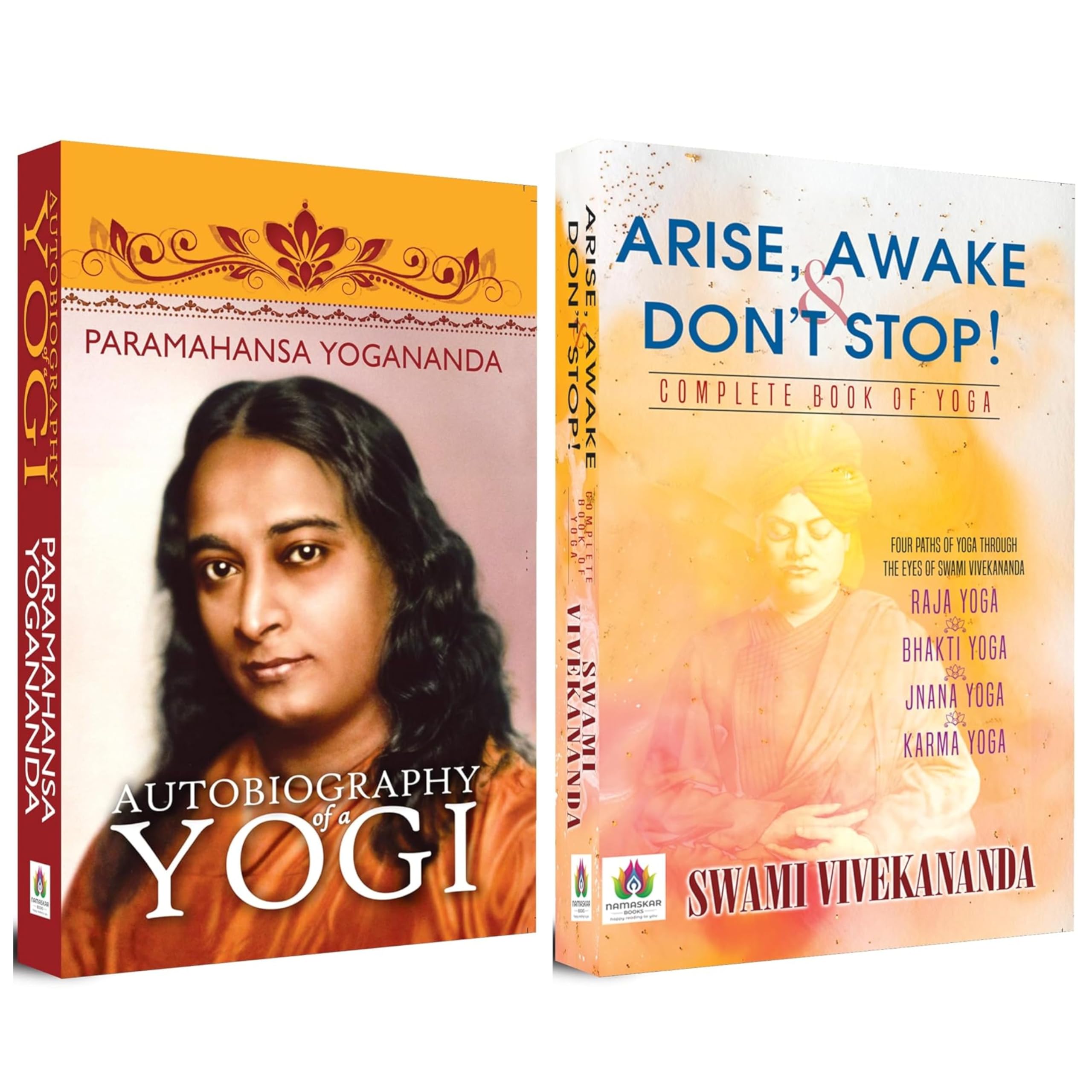 Autobiography Of A Yogi + Arise, Awake & DonT Stop! Complete Book Of Yoga (Set Of 2 Books In English)
