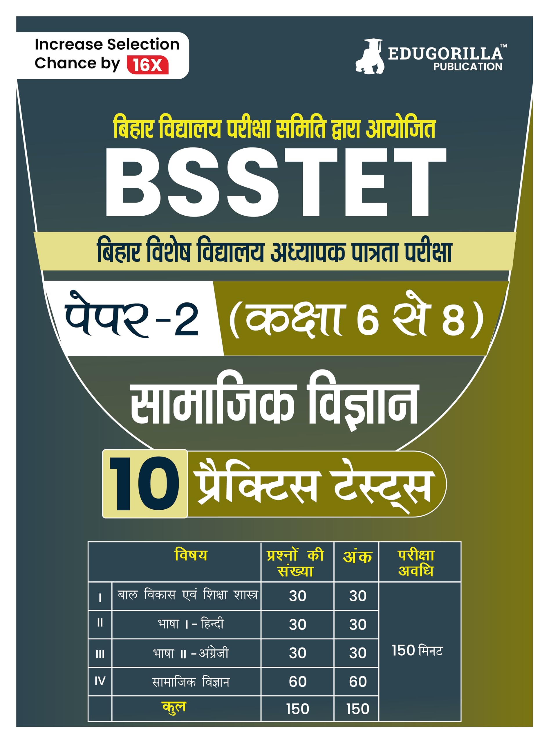 Bsstet Paper  Ii (Social Science) Exam Book 2024 (Hindi Edition) | Bihar Special School Teacher Eligibility Test (Class Vi To V