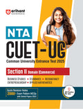 (Old Edition) Arihant Study Guide for NTA CUETUG 2025 Section II Domain (Commerce) | Quick revision notes, 2000+ exam pattern M