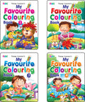 My Favourite Colouring (Set Of 4 Books): Gift Set For Children Who Love Colouring, Drawing & Painting | Premium Quality Paper | 