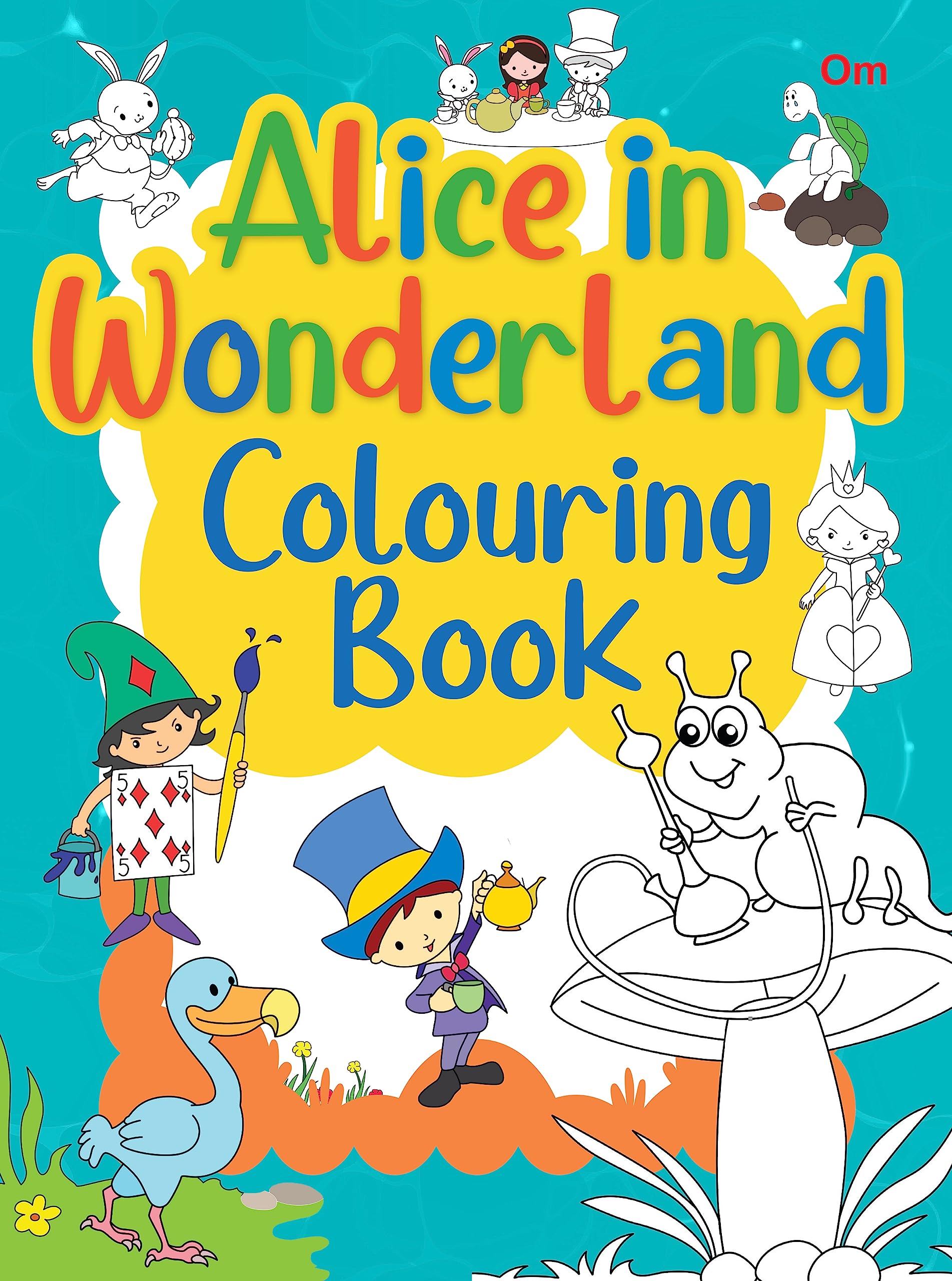 Colouring book : Alice in Wonderland (Fairy Tales Colouring Book)