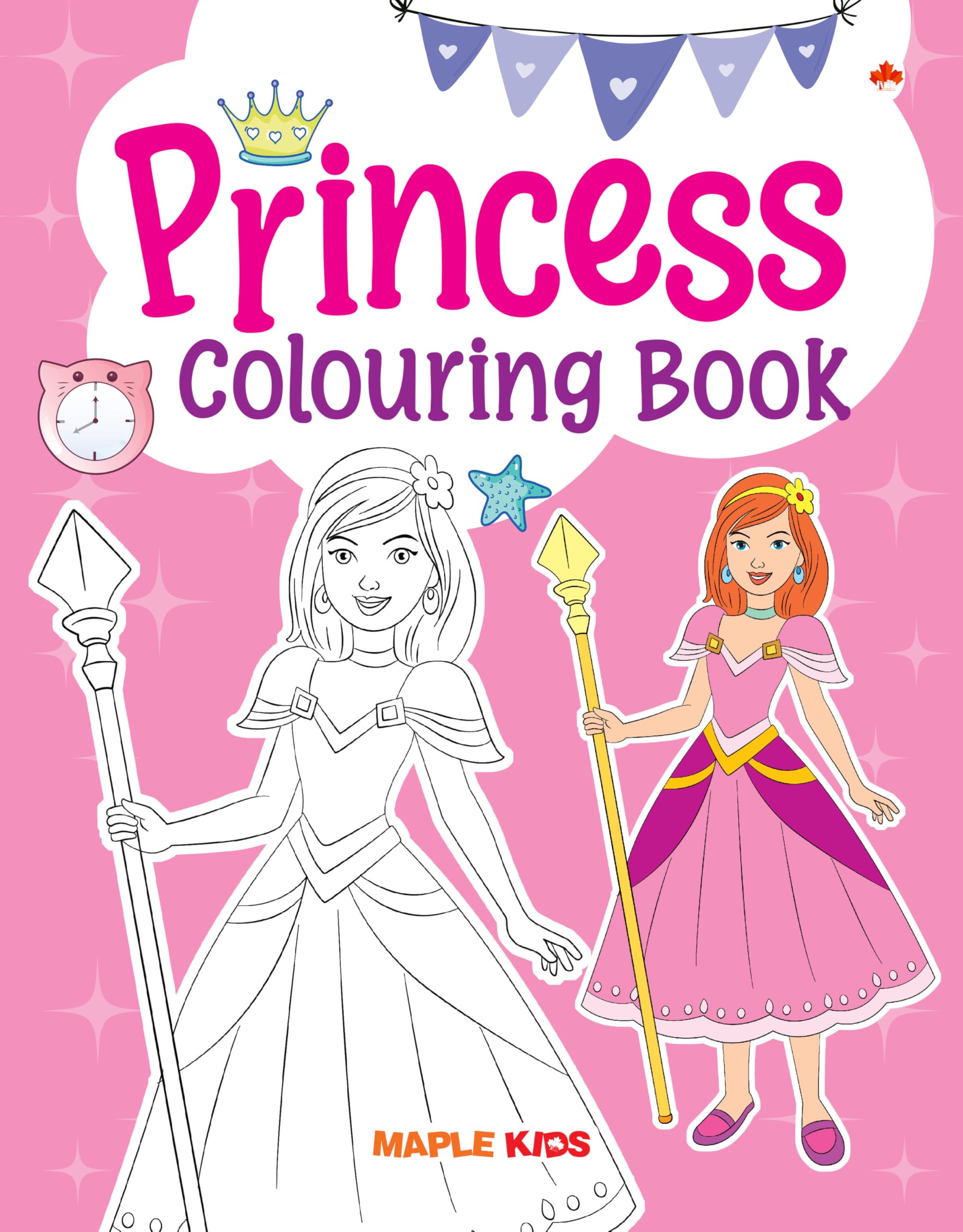 Princesses Colouring Book for Kids  Colouring Activity Book  Gift to children for painting, drawing and colouring  Age 2+  A