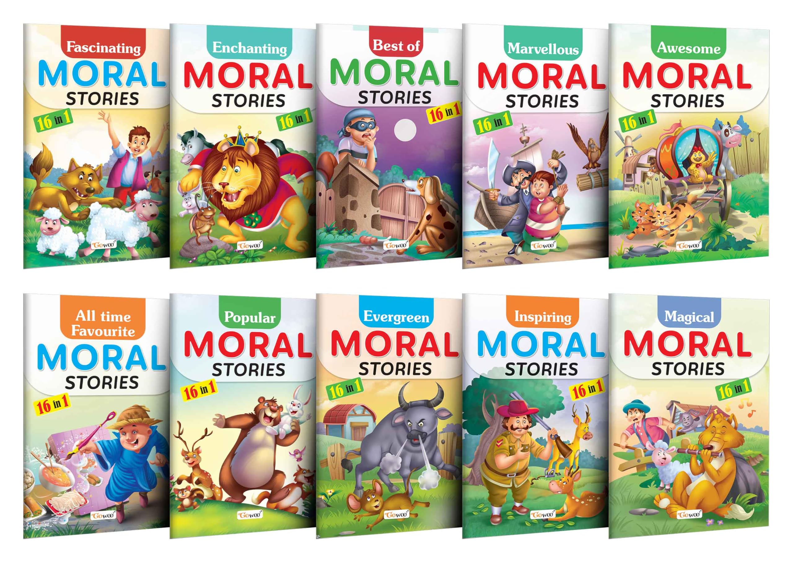 My First Picture Story Library Combo Of 10 (PreSchool Books) | Gift Set For Kids