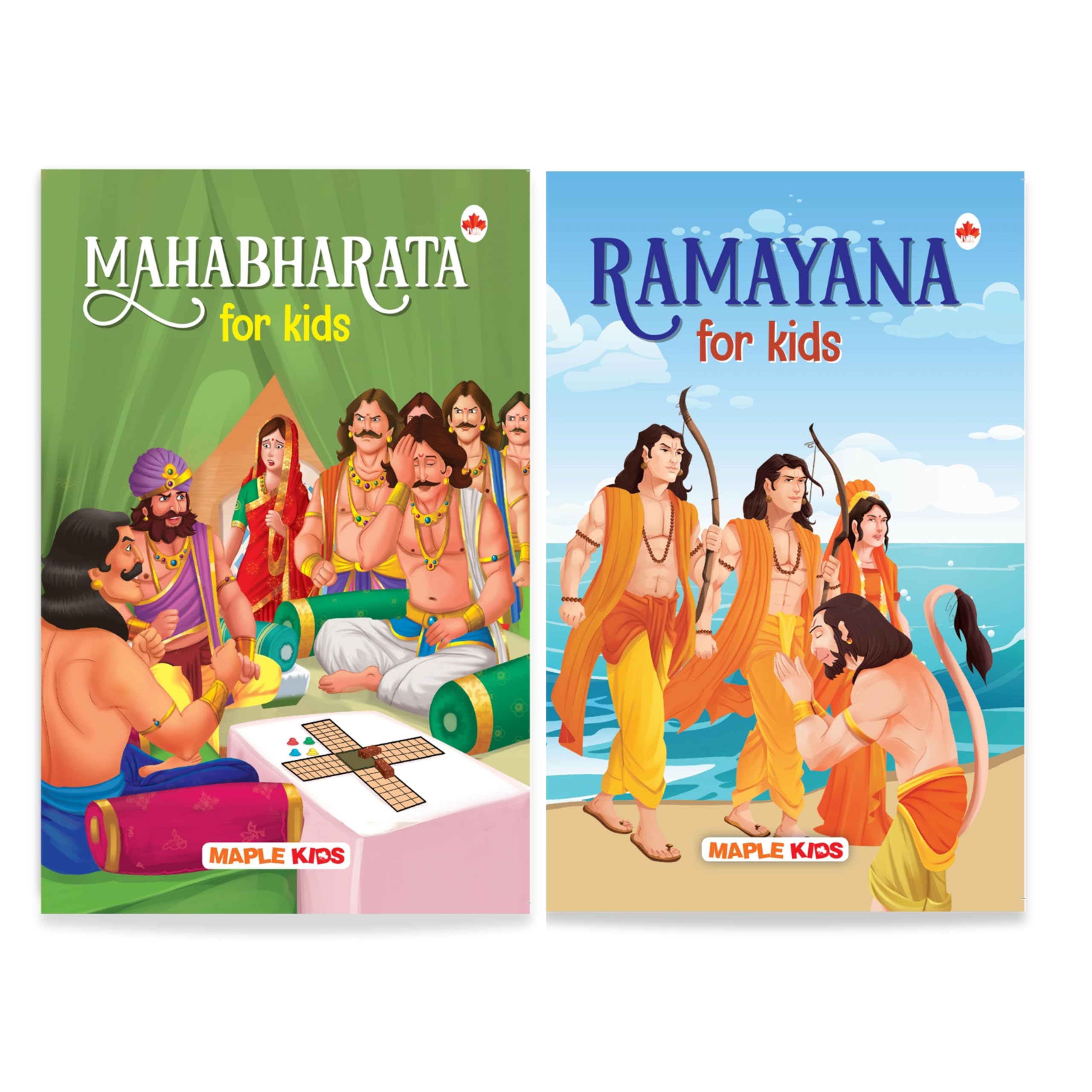 Story Books for Kids  Complete Ramayana and Mahabharata (Set of 2 Books)  Mythology Story Books  Epics of India  Bedtime Sto