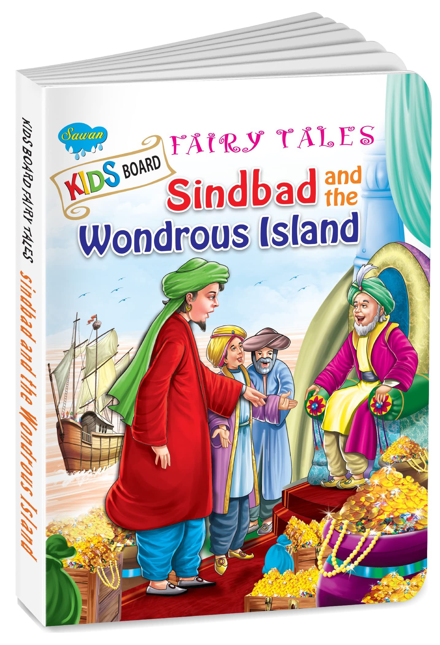 Sindbad And The Wondrous Islands | Fairy Tales Story Board Books For Kids