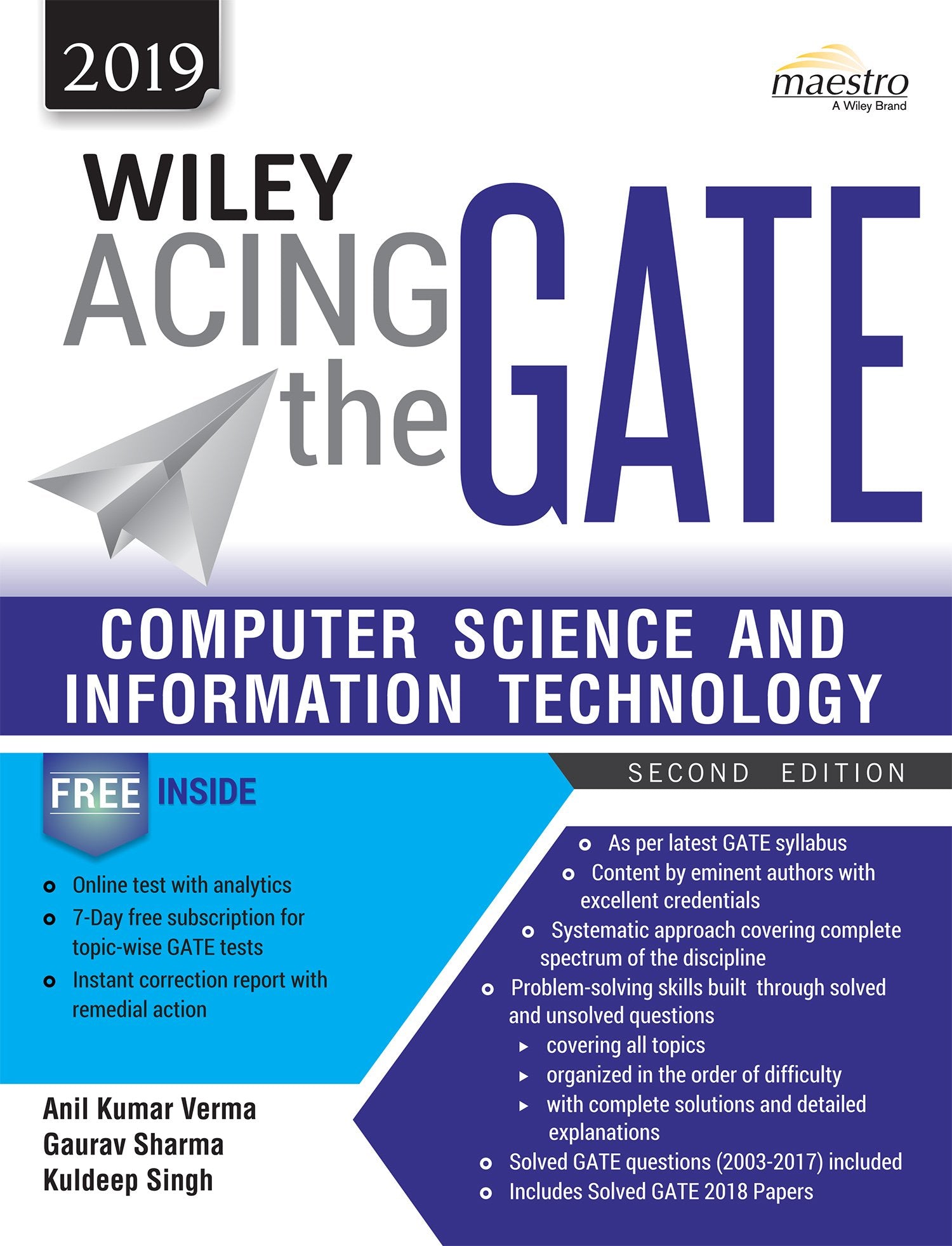 Wiley Acing the GATE: Computer Science and Information Technology (Reprint 2019)
