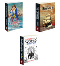 Around the World in Eighty Days, The Odyssey and Gullivers Travels (Paperback) : Timeless Adventure Classics Novel, Iconic Journ