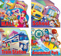 Magic Bath Books | Pack Of 4 Books (V2) | Super Jumbo Combo For Collecters And Library Learning Books