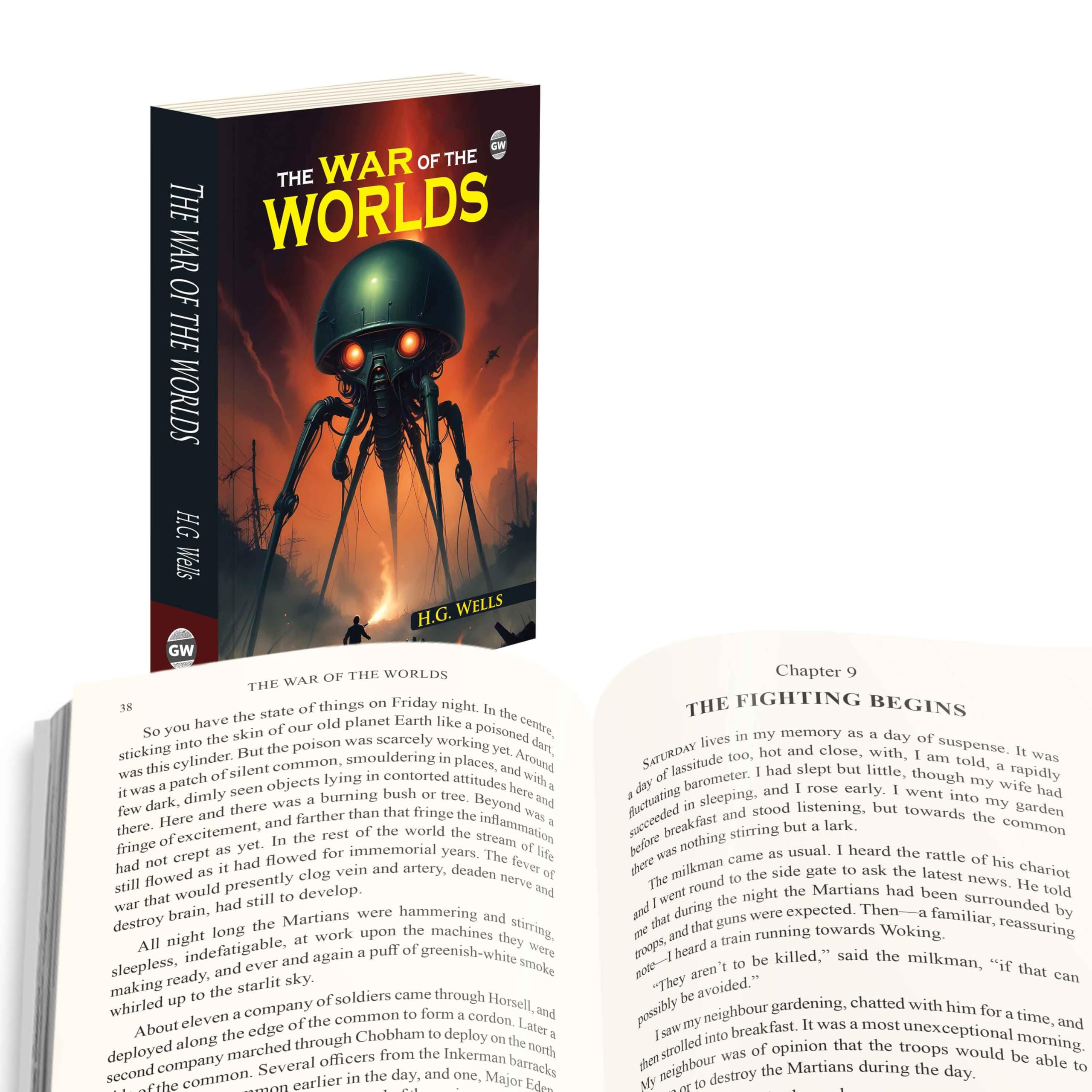 The War of the Worlds (Paperback) : Legendary SciFi Masterpiece, Famous Tale of Chaos and Resistance, Timeless Novel of Surviva