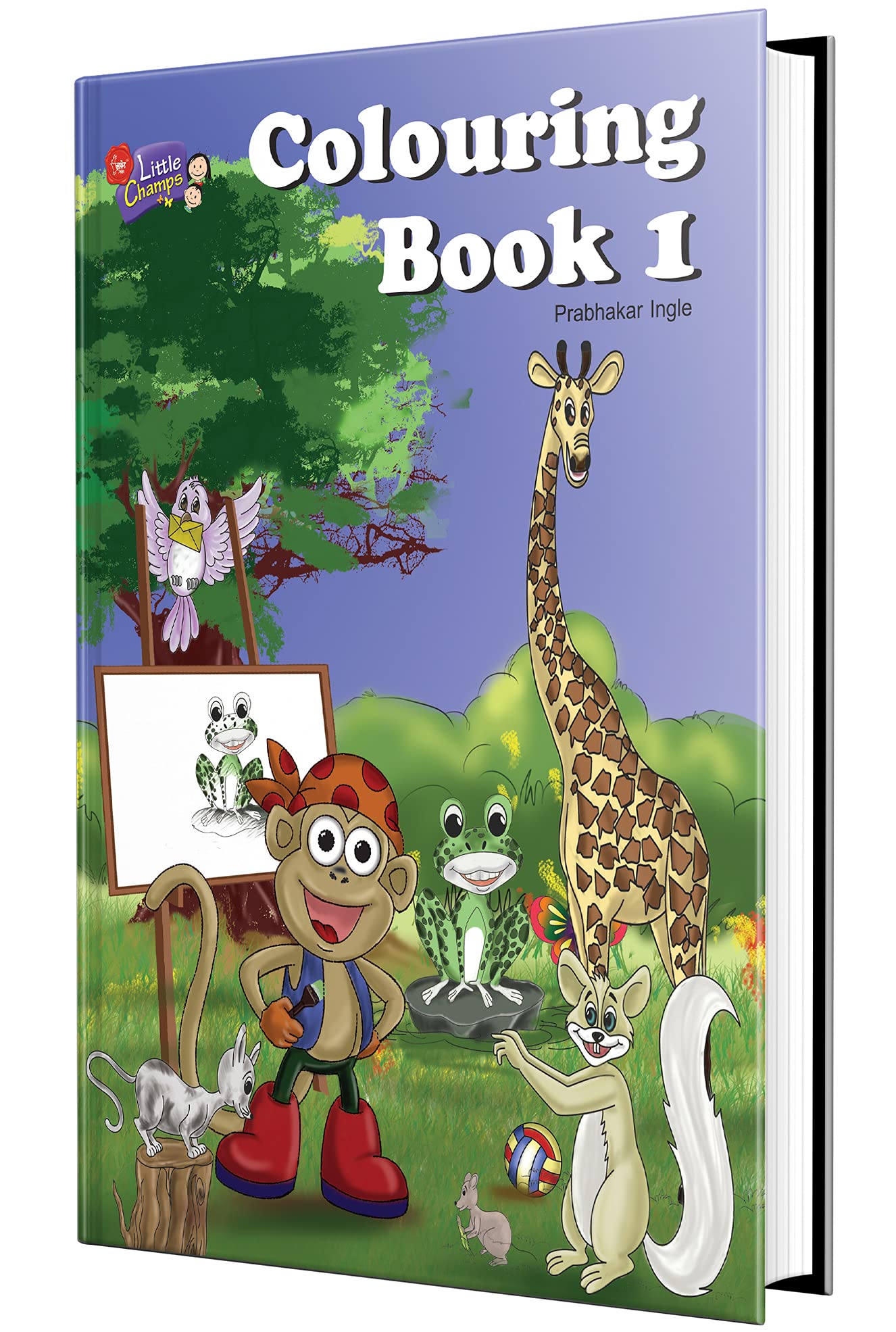 Colouring Book 1 Book in Marathi, Story Books for Kids, Children Literature, Moral stories,  ,    ,    , , Isapniti , Chan Chan 