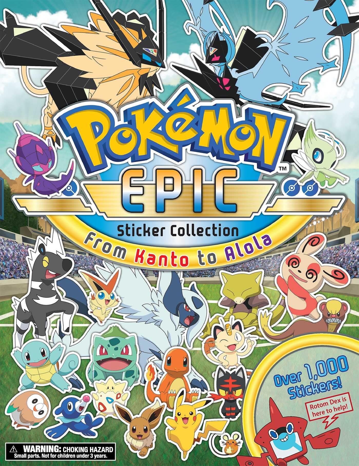 Pokmon Epic Sticker Collection: From Kanto to Alola (1) (Pokemon Epic Sticker Collection)