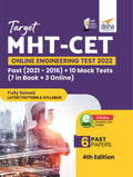 Target MhtCet Online Engineering Test 2022  Past 6 Years (2021  2016) + 10 Mock Tests (7 In Book + 3 Online) 4Th Edition
