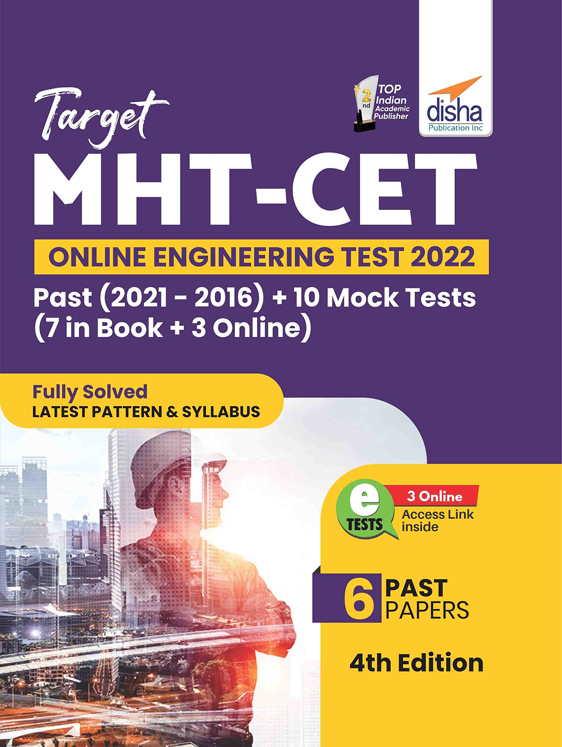 Target MhtCet Online Engineering Test 2022  Past 6 Years (2021  2016) + 10 Mock Tests (7 In Book + 3 Online) 4Th Edition