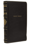 KJV, Personal Size Reference Bible, Sovereign Collection, Leathersoft, Black, Red Letter, Comfort Print: Holy Bible, King James 