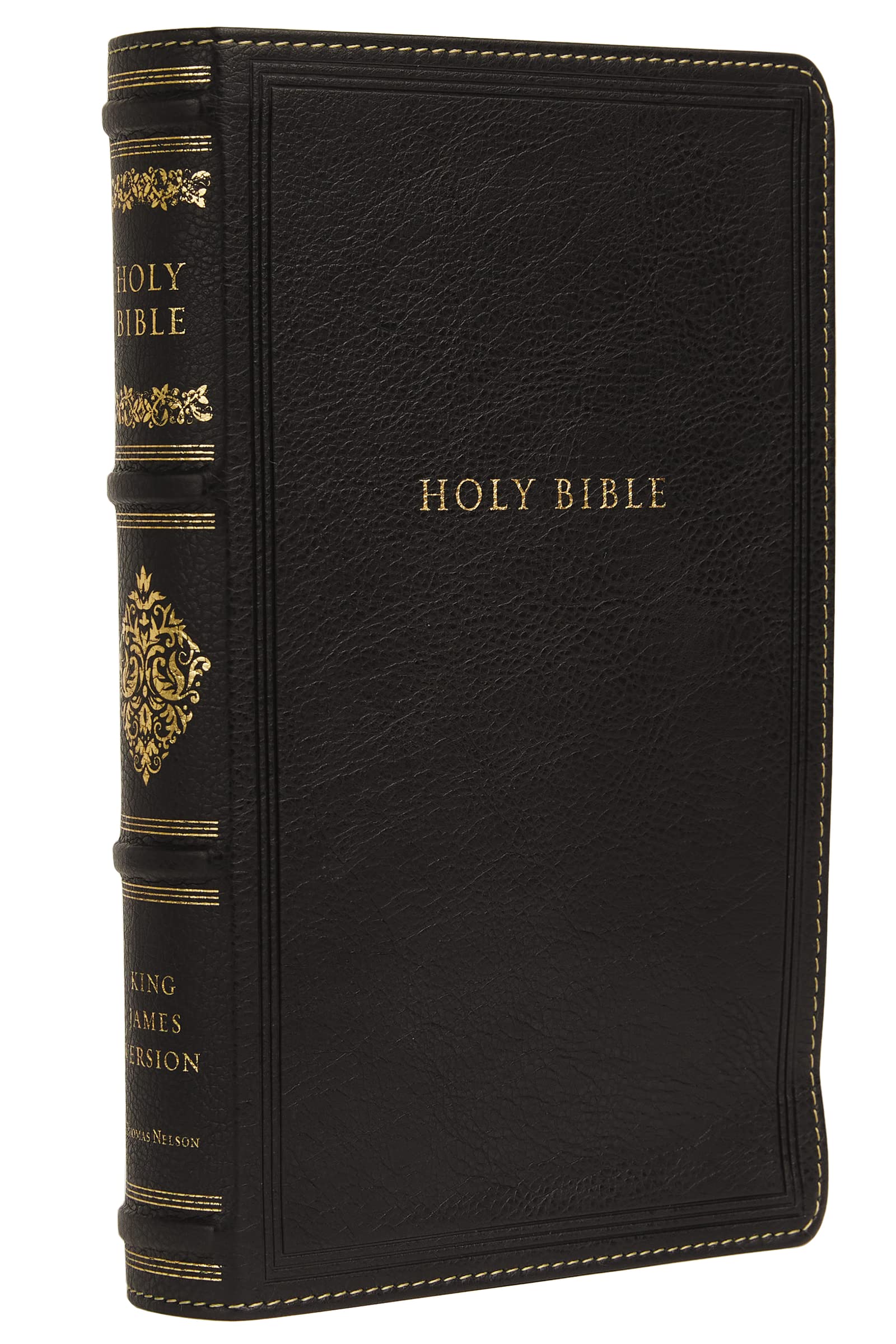 KJV, Personal Size Reference Bible, Sovereign Collection, Leathersoft, Black, Red Letter, Comfort Print: Holy Bible, King James 