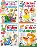 Sawan Fun With Sticker Activity1 To 4 | Set Of 4 Books