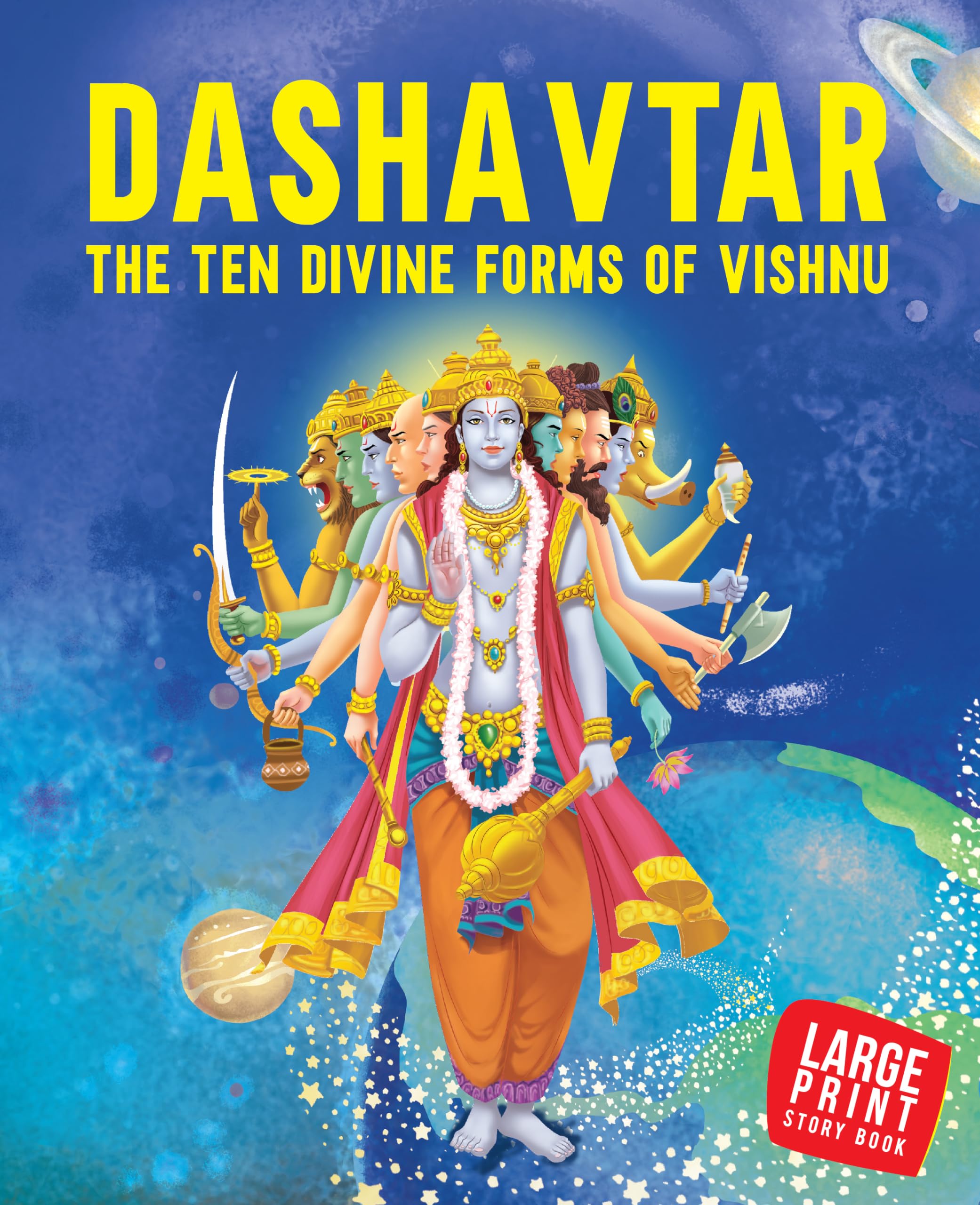 Dashavtar: The Ten Divine Forms of Vishnu  Indian Mythology Illustrated Storybook for Children | Vishnus Ten Avatars | Hindu My