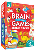 Activity Book : Brain Games Activity Book Level 2 (Set of 7 Books)