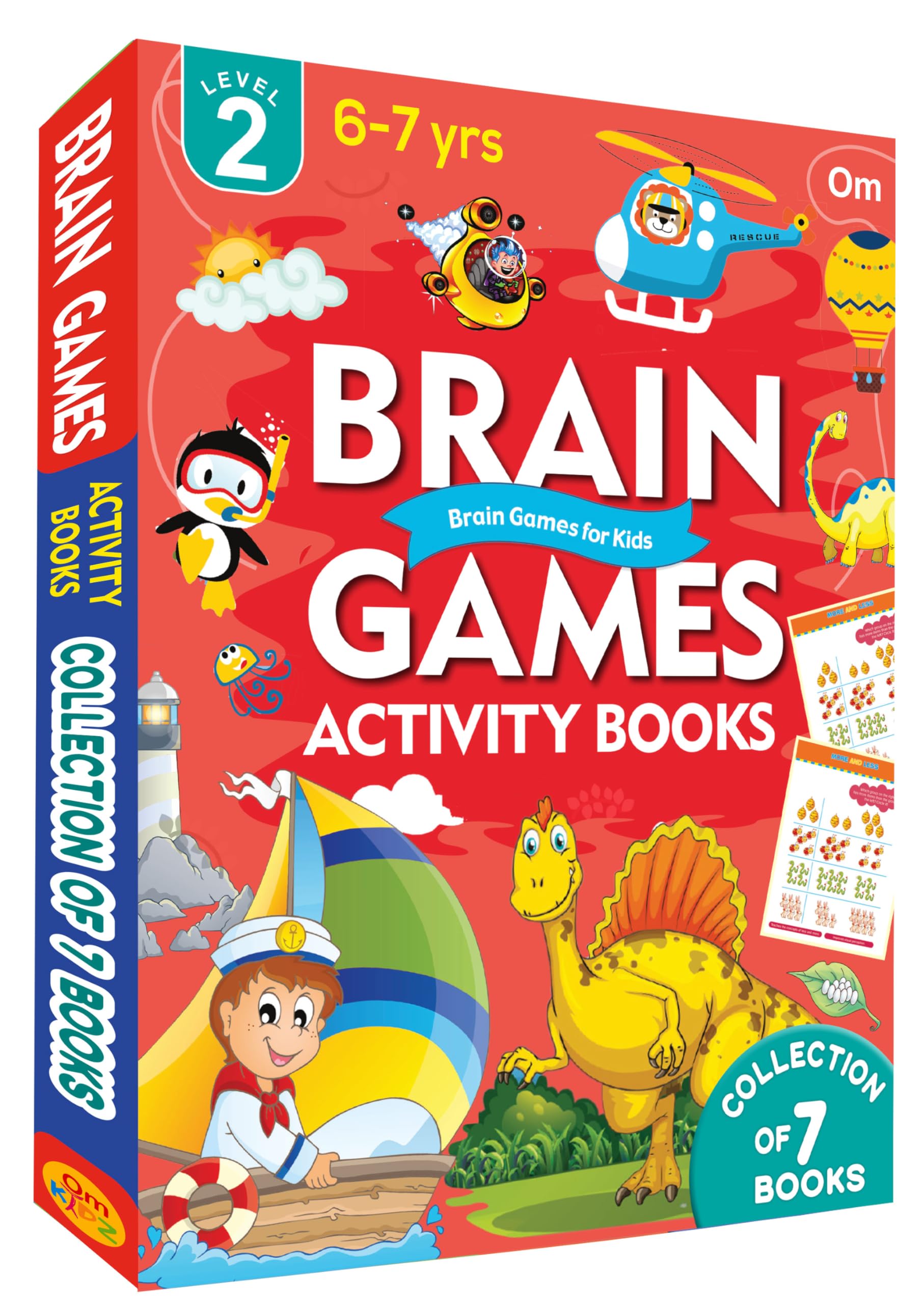 Activity Book : Brain Games Activity Book Level 2 (Set of 7 Books)
