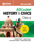 (Old Edition) Arihant All in one History & Civics Class 9 for ICSE Exams 2026