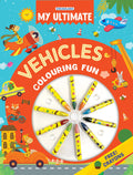 My Ultimate Vehicles Colouring Fun Book With Free Crayons | Kids Colouring Book With Exciting Vehicle Illustrations | Enhances C