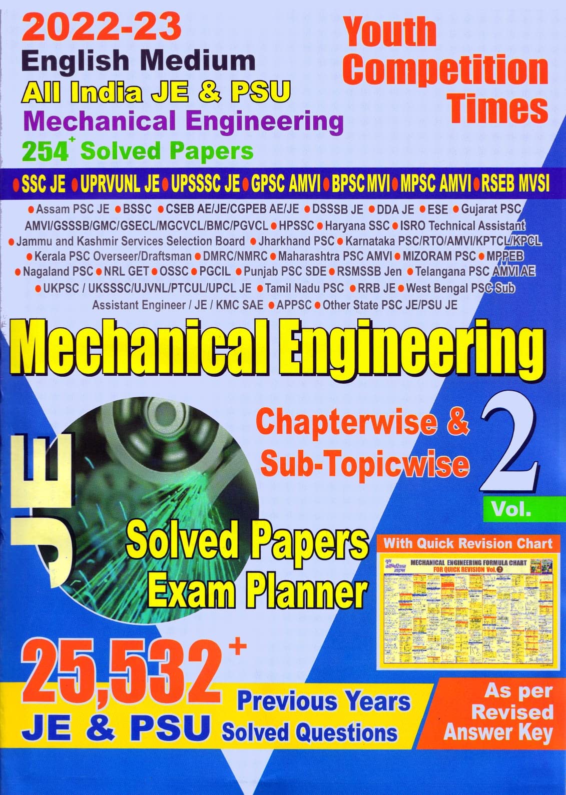 (ENGLISH MEDIUM) JE Mechanical Engineering Chapterwise & SubTopicwise Solved Paper Vol2