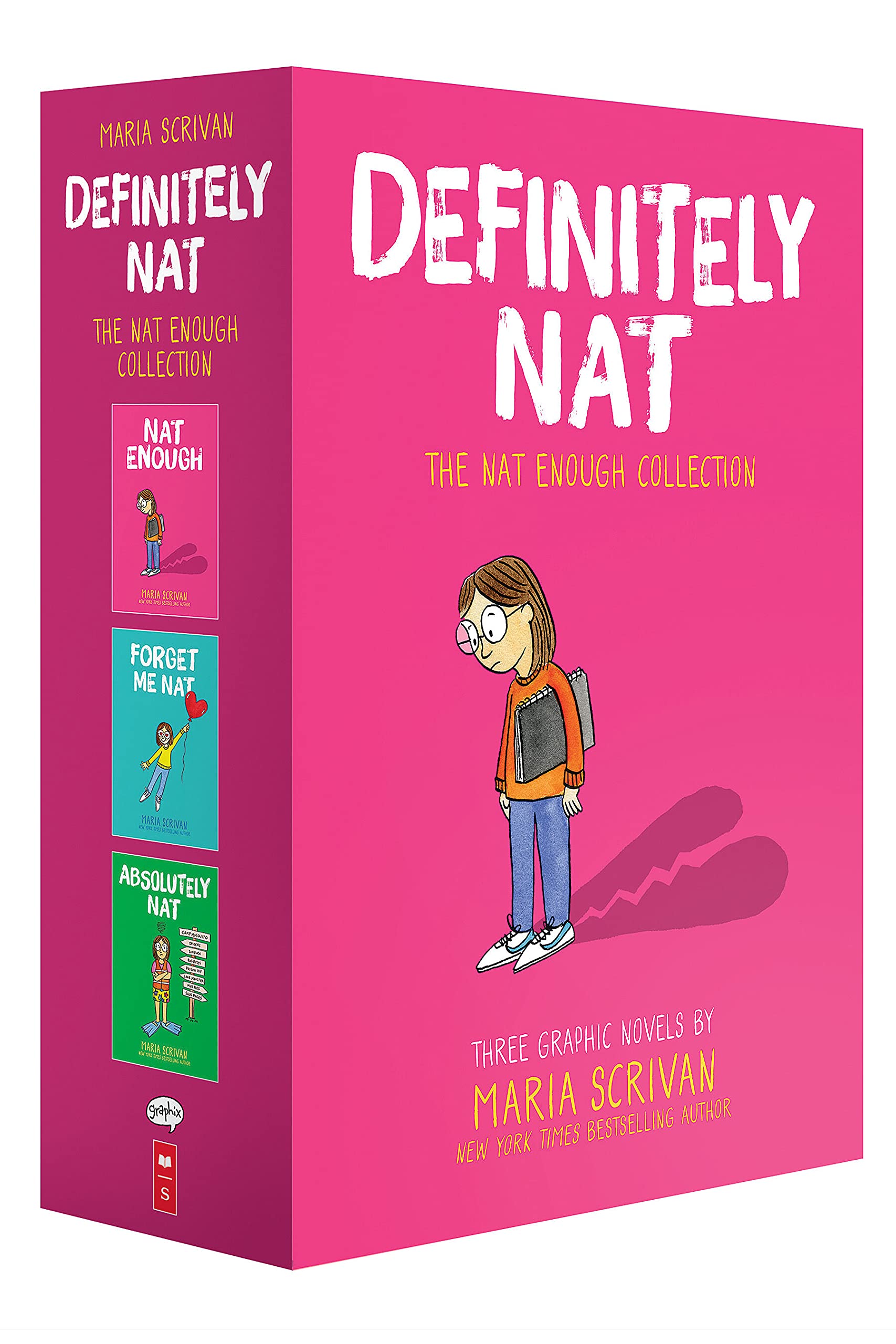 Definitely Nat: A Graphic Novel Box Set (Nat Enough #13)