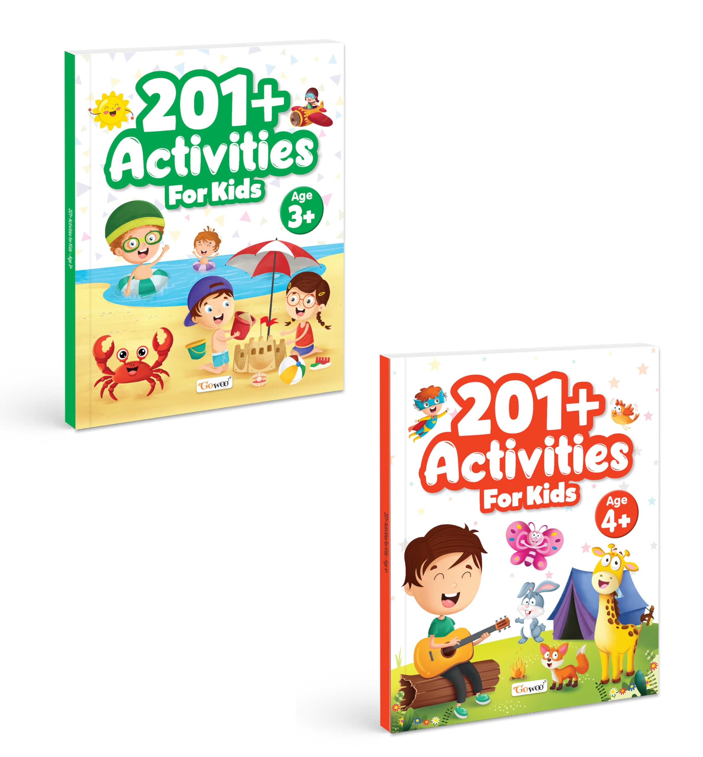 201+ Activities for Kids Age 3 and 4+ : early brain development activity books, preschool challenge books for kids, toddler fun