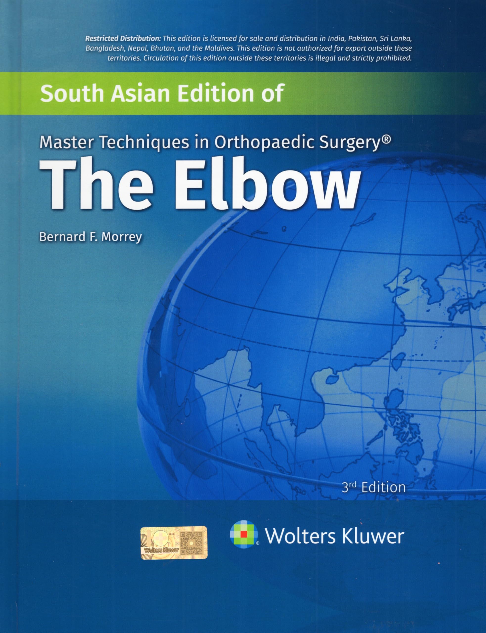MASTER TECHNIQUES IN ORTHOPAEDIC SURGERY THE ELBOW 3ED (SAE) (HB 2025)