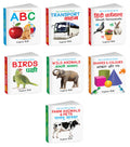 My Cute Board Book ABC, Transport, Hindi Varnmala, Birds & More Books (ENGHINDI) : Picture books for preschoolers, Bilingual bo