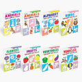 Colouring Fun Books: Domestic Animals| Wild Animals| Alphabet| Birds| Flowers| Fruits| Vegetables| Vehicles| Eearly Learning Col
