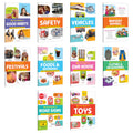 My First Book of Vehicles, Good Habits, Safety, Nursery Rhymes and more : safety awareness book for kids, colorful learning boo