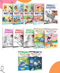 Complete Activity books for Kids : Children learning activity book, Pencil Shading book for kids, Origami book for Toddlers, Dot