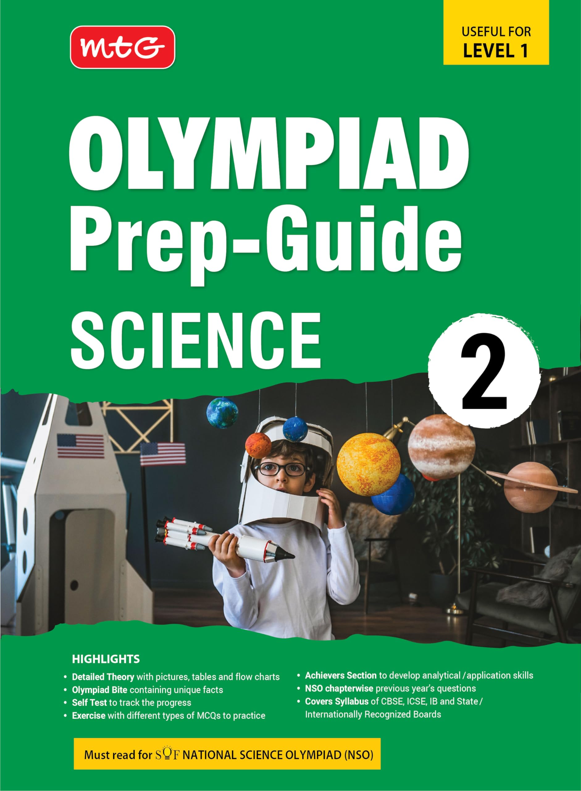 MTG Olympiad PrepGuide Class 2 Science (NSO)  Detailed Theory, Self Test with NSO Chapterwise Previous Year Question Paper For
