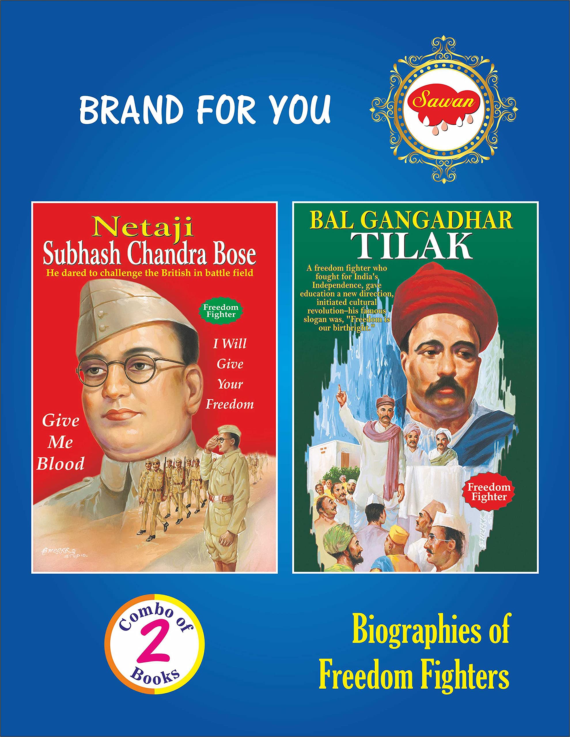 Biographies Of Freedom Fighters | Set Of 2 Books | Maharana Pratap And Lala Lajpat Rai