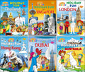 Set Of 6 Books, Copy To Colour Holiday Fun