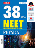 MTG 38 Years NEET Previous Year Solved Question Papers Physics PYQs Chapterwise Topicwise Solutions For 20252026 Exam | Get Fre