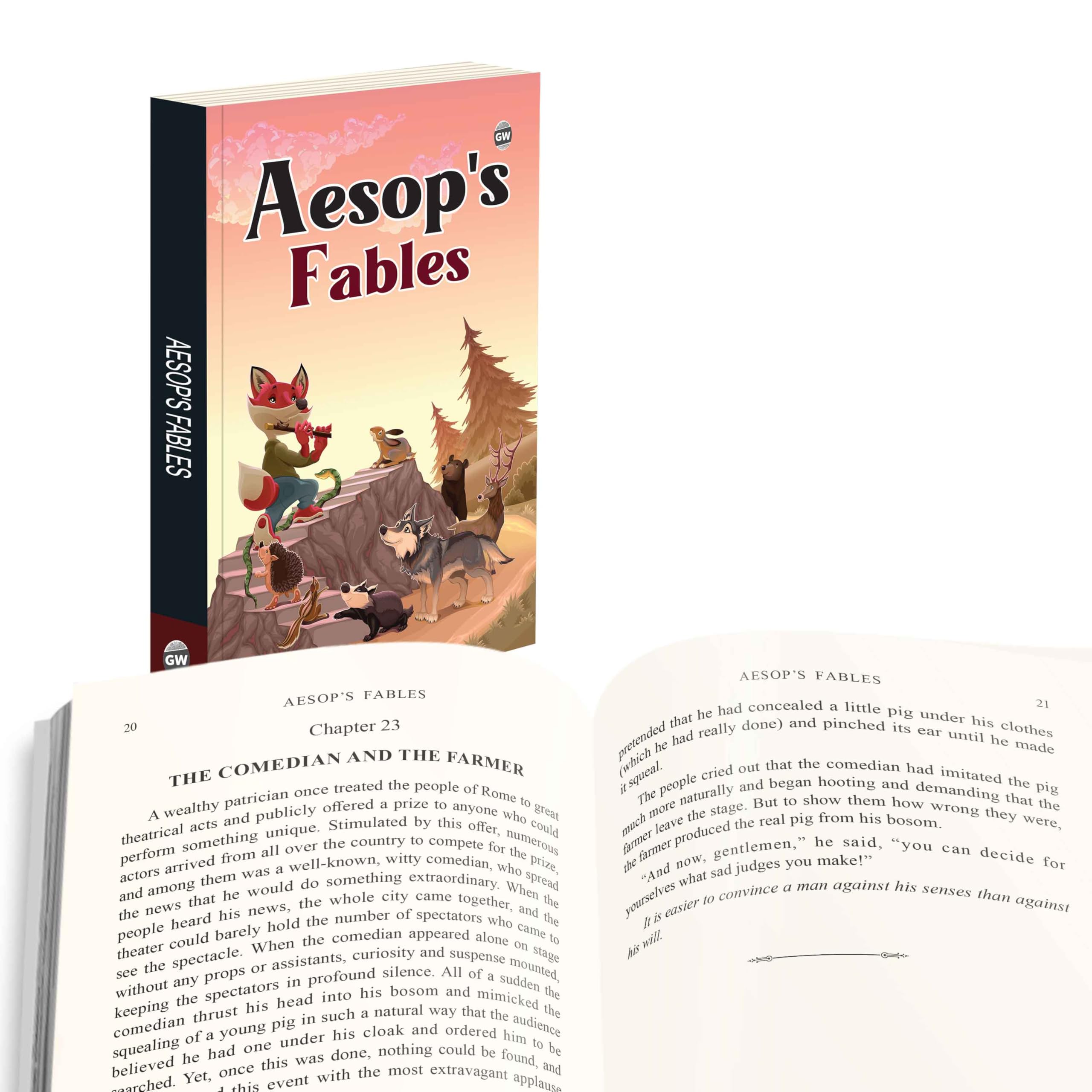 Aesops Fables (Paperback) : Timeless Animal Fables, Classic Moral Stories for All Ages, Famous World Literature, Iconic Collecti