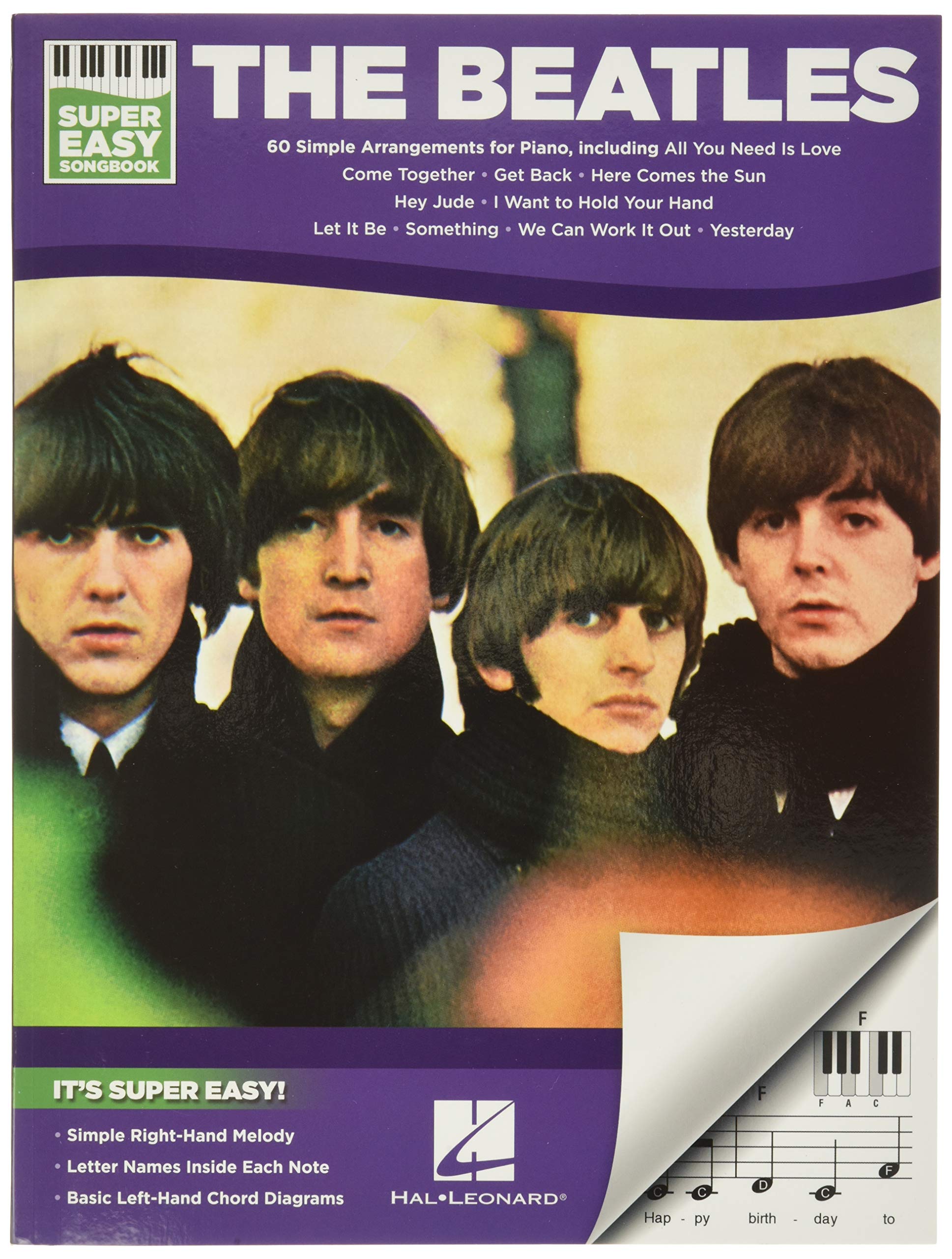 The Beatles  Super Easy Songbook  60 Iconic Songs for Easy Piano  Let It Be, Hey Jude, Yesterday and More  Beginner Piano Sheet